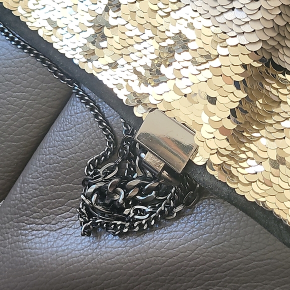 zara sequins shoulder bag - Picture 7 of 16
